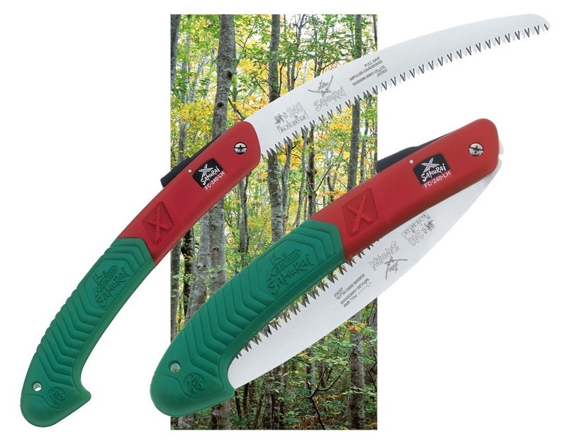 Samurai KISI FC-240-LH / 9 1/2" (24cm) Folding Curved Blade Saw Made in Japan - Image 3